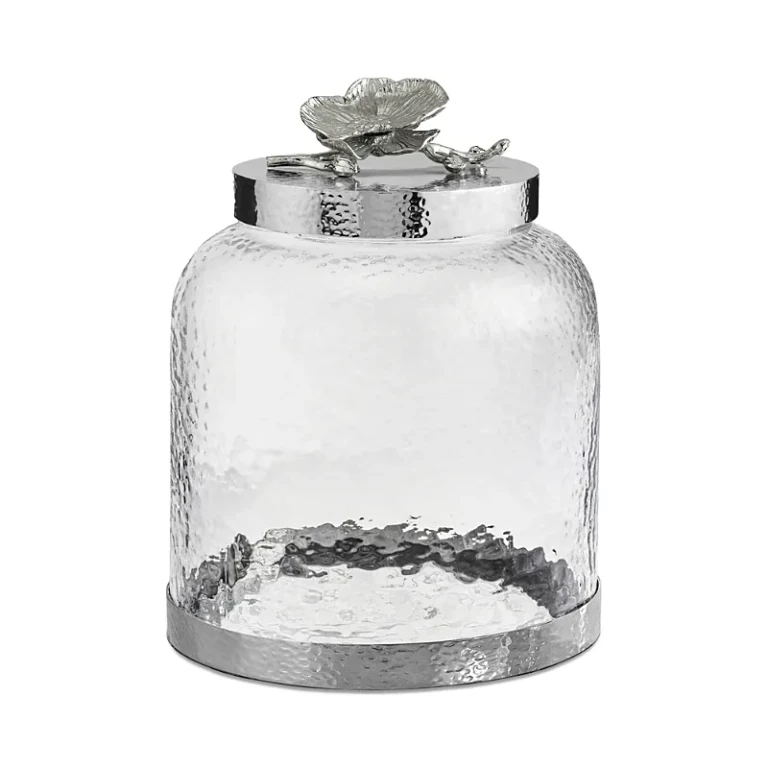 Michael Aram White Orchid Cookie Jar