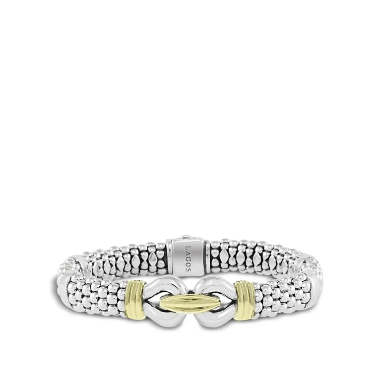 Lagos 18K Gold and Sterling Silver Derby Bracelet