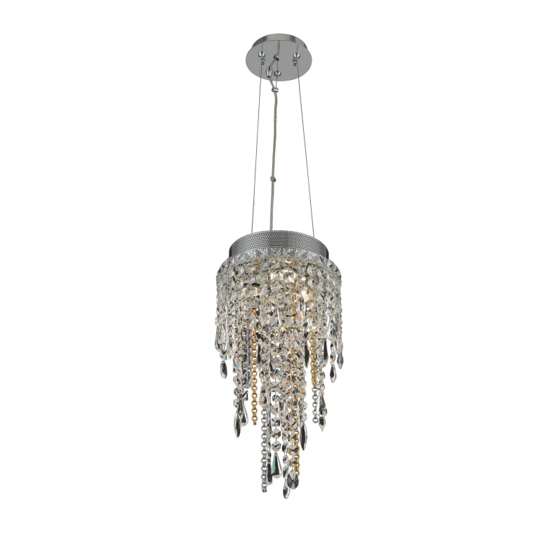 Tenuta 3-Light Mini Pendant in Chrome