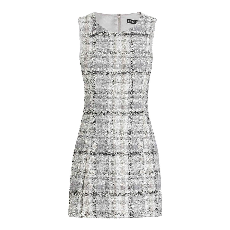 Dolce & Gabbana Robe Courte - Gris Clair