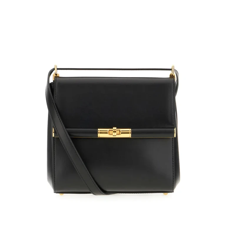 Dolce & Gabbana Black Leather Marlene Crossbody Bag