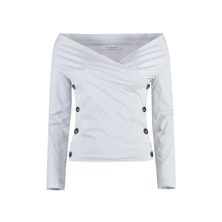 Philosophy di Lorenzo Serafini Crepe Blouse
