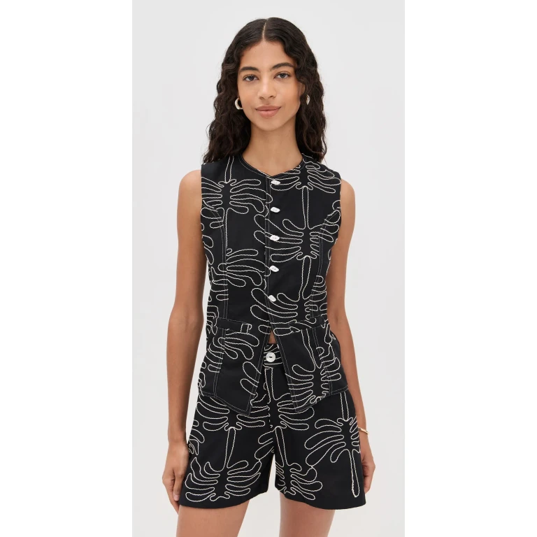 Palmacea Nina Shirt Praia Black Praia Black S