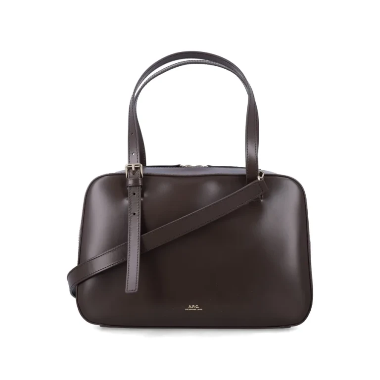 A.P.C. Virginie Leather Box Bag
