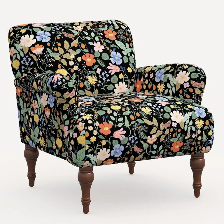 Bristol Black Strawberry Fields Accent Chair