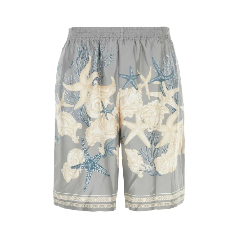 Burberry Printed Silk Shorts