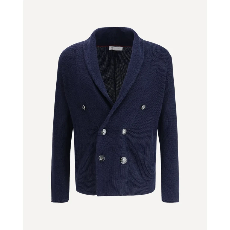 BRUNELLO CUCINELLI Cardigan with a shawl collar Male 52