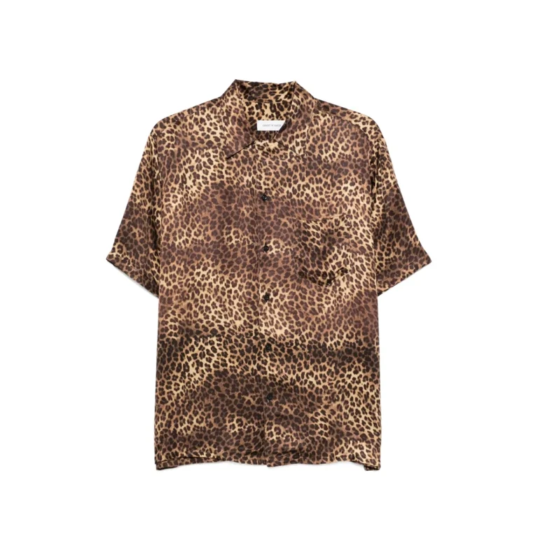 Ernest W. Baker Animal-print Short-sleeve Shirt