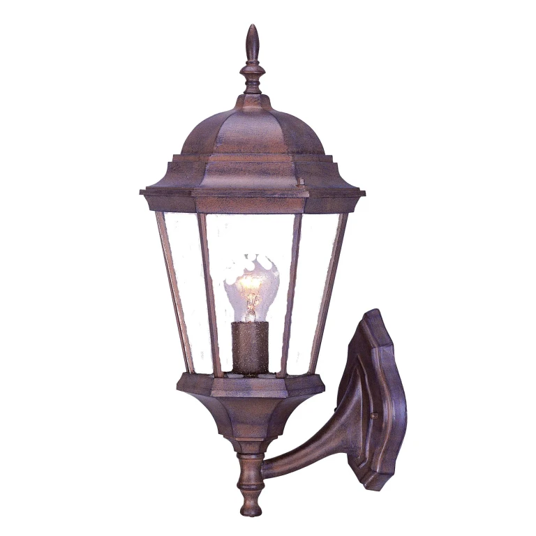 Burled Walnut One Light Wall Sconce from the Richmond Collection
