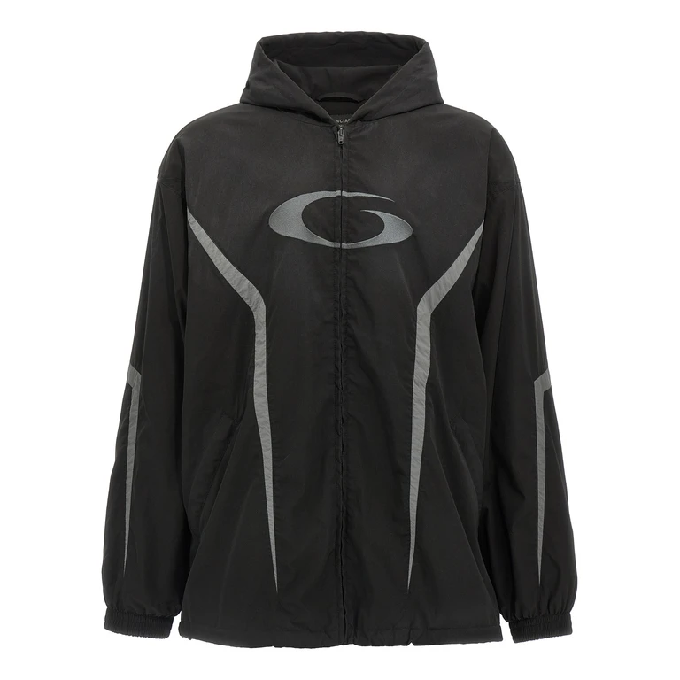 Black Polyester Shell Jacket Clothing - Men