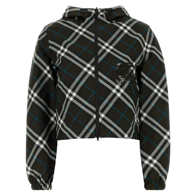 Burberry Reversible Cropped Check Jacket