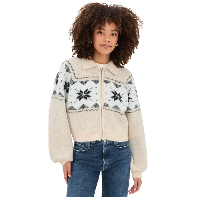 BLANKNYC Digital Detox Sweater Cream Combo L