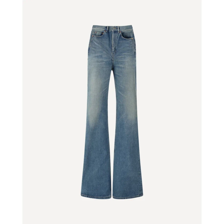 SAINT LAURENT Logo-motif Jeans S Pants Female 27