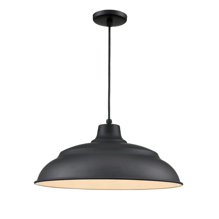 Satin Black Pendant from the R Series Collection