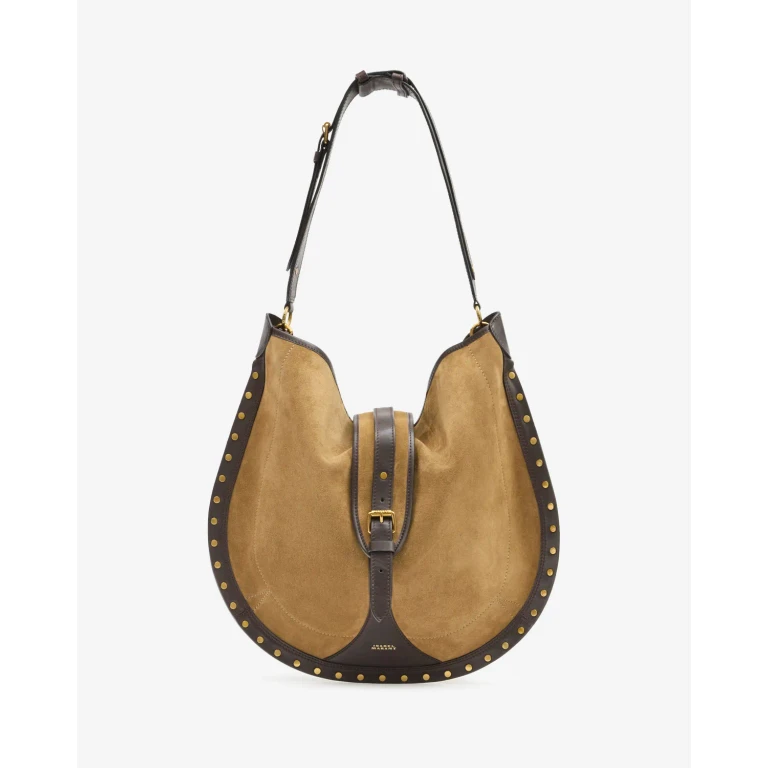 Sac Oskan Hobo Soft - Femme - Taupe - Isabel Marant