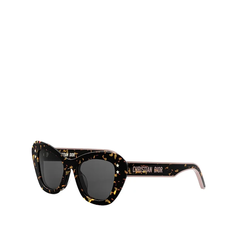 Dior DiorPacific B3U Havana Butterfly Sunglasses, 52mm