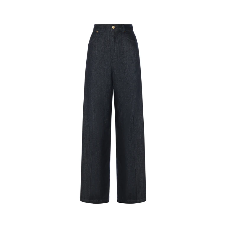 'S Max Mara S MAX MARA Jeans Blue Cotton - Women
