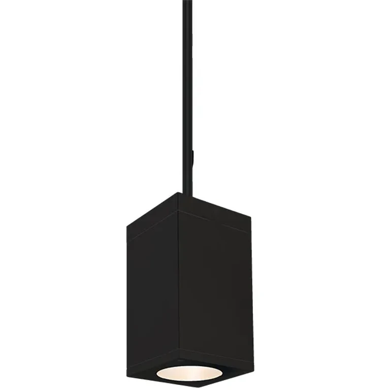 Cube Arch 4000K 1-Light LED Pendant in Black