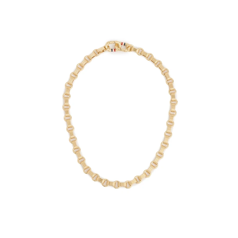 Clare V. Le Story Chain Necklace Vintage Gold One Size