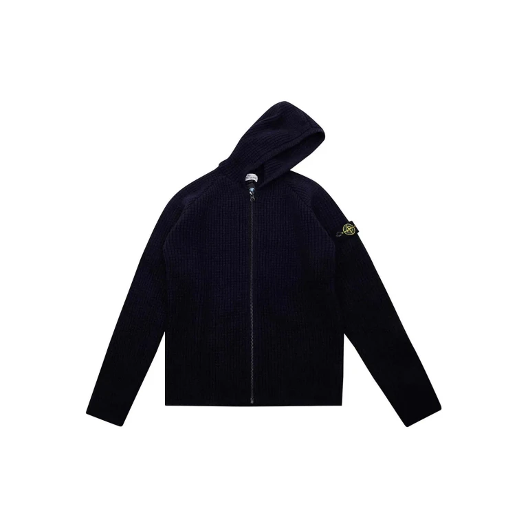 Stone Island Junior Pull Col Rond - Bleu