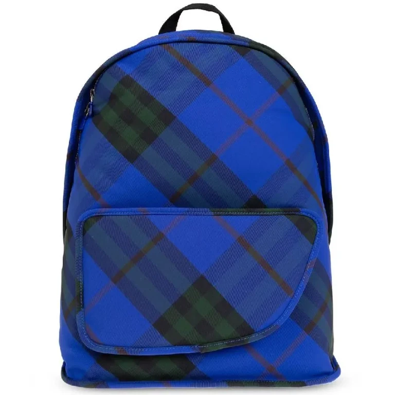 Burberry Check Large Shield Backpack