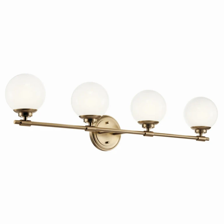 Champagne Bronze Bathroom Vanity Light from the Benno Collection