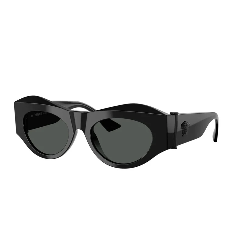 Versace Dark Grey Cat Eye Ladies Sunglasses VE4477U 536087 52