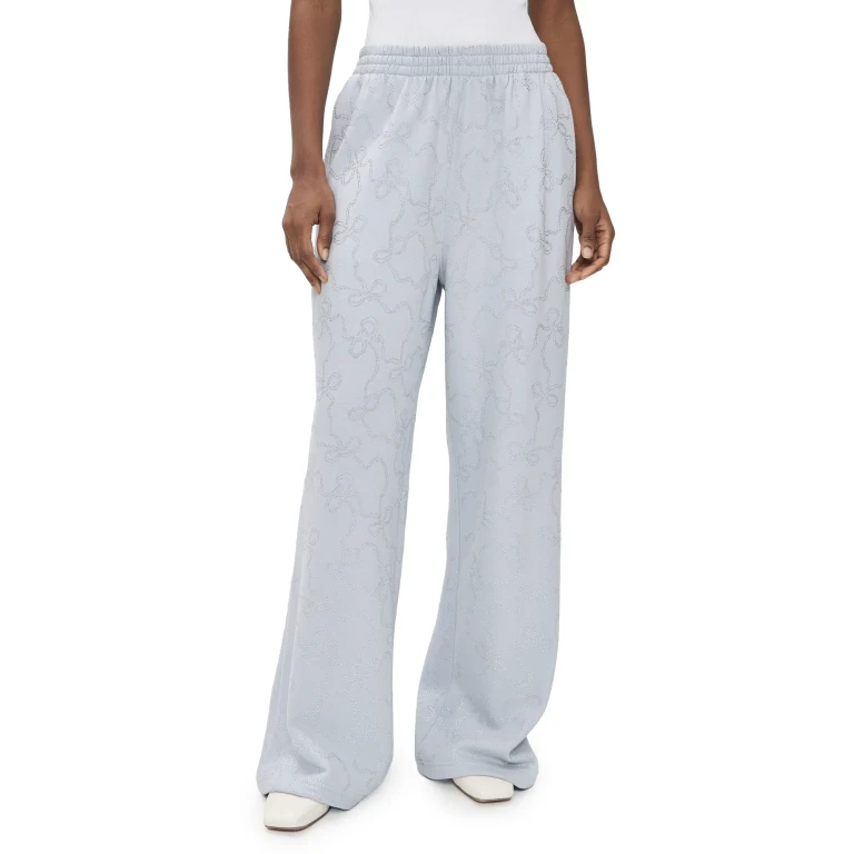 LoveShackFancy Momo Sweatpants Aspen Blue XL