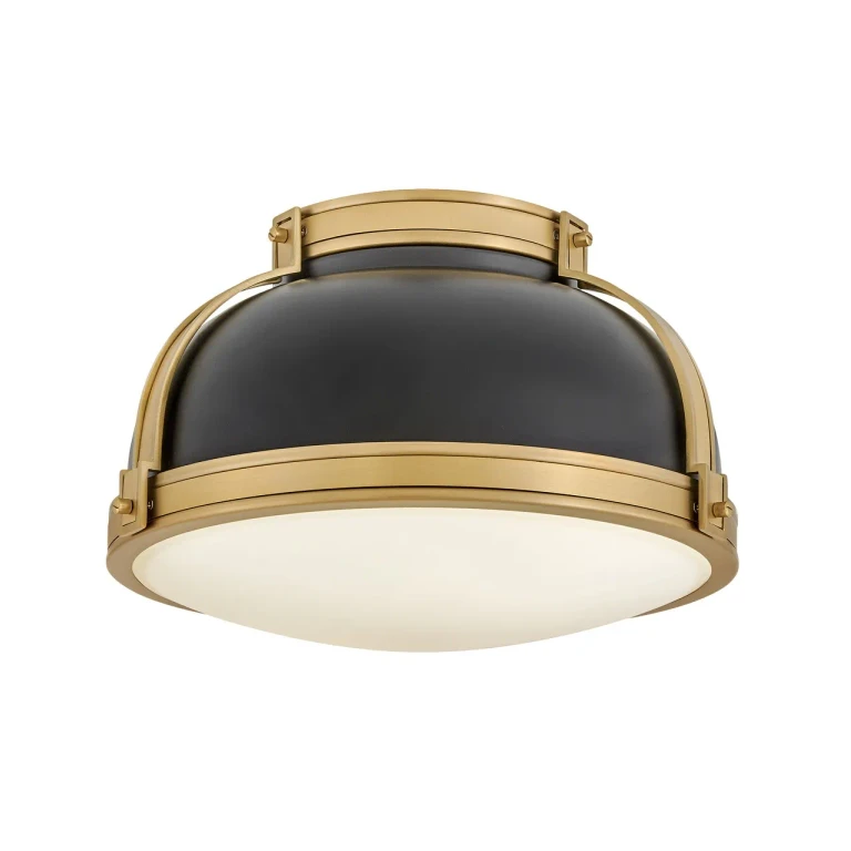 Black LED Flush Mount from the Barton Collection