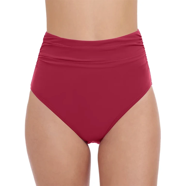 Profile by Gottex Shirred High Waist Bikini Bottom