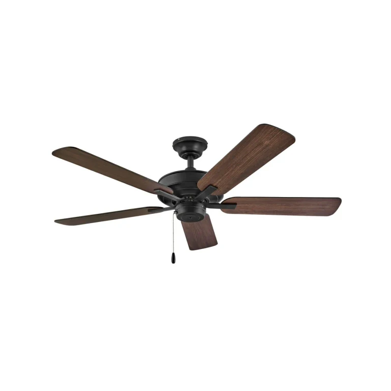 52" Indoor Ceiling Fan in Matte Black