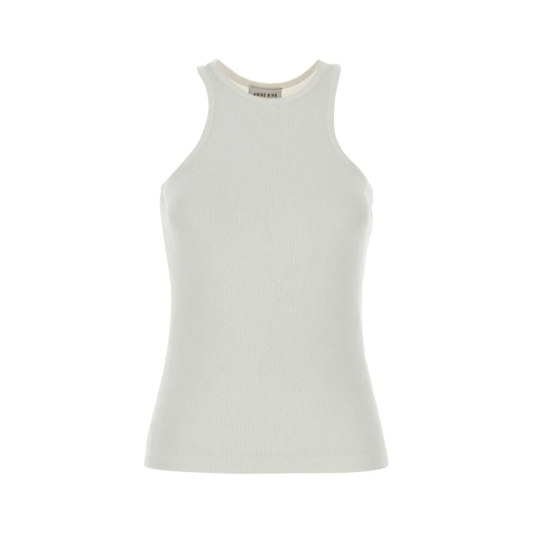 Anine Bing Crew-neck Ribbed Top