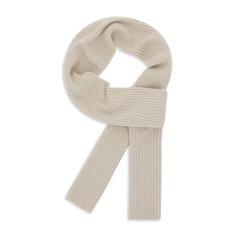 Boggi Milano Men's Ribbed Cashmere Scarf