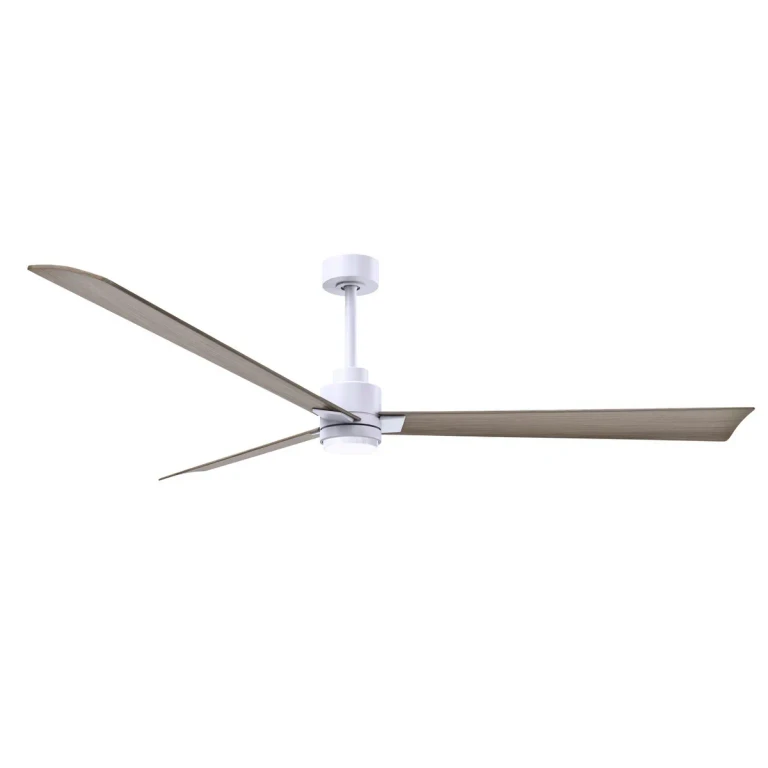 Matte White 72" Ceiling Fan from the Alessandra - LK Collection