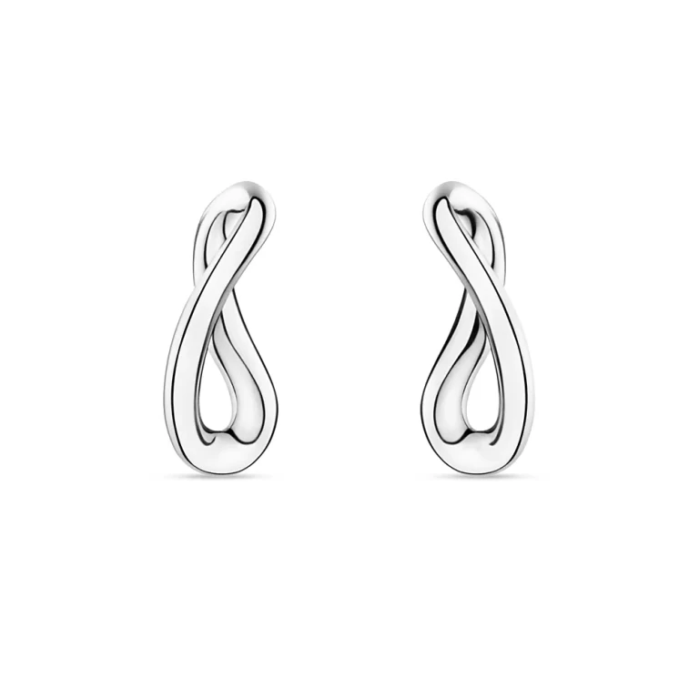 Georg Jensen Sterling Silver Infinity Stud Earrings