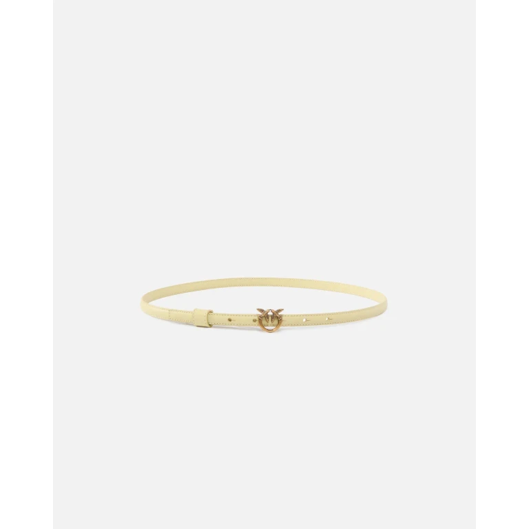 Pinko - Fine ceinture avec boucle Love Birds 1 cm - XS