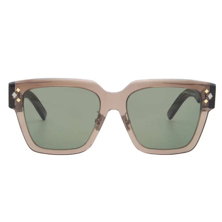 Dior CD DIAMOND S3F Brown Square Mens Sunglasses DM40084F 45E 55