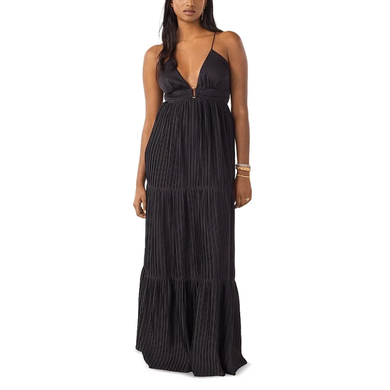 ba & sh Wasta Tiered Maxi Dress