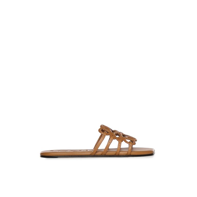 Sandals Brown Calfskin - Women