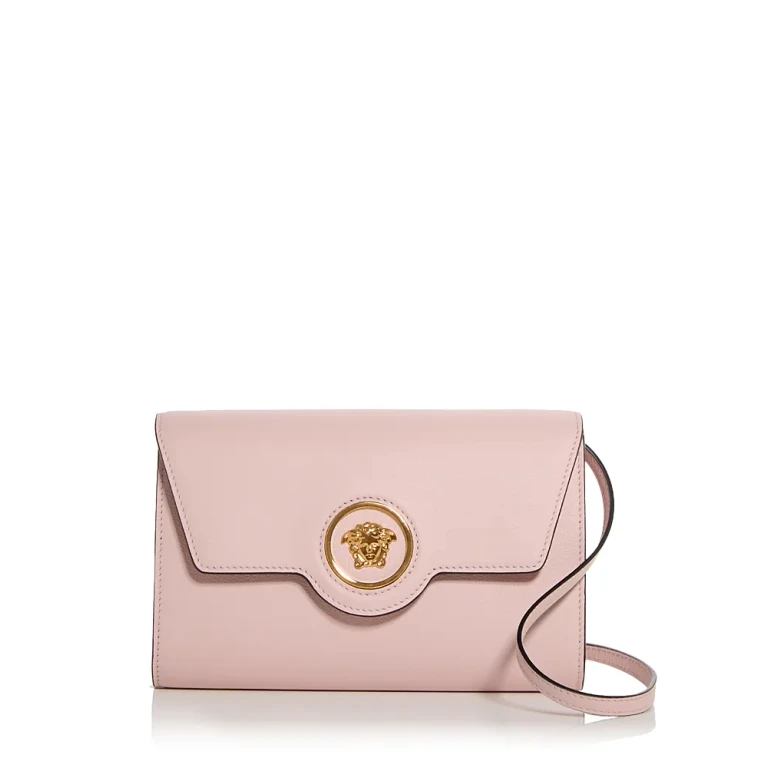 Versace La Medusa Leather Shoulder Bag