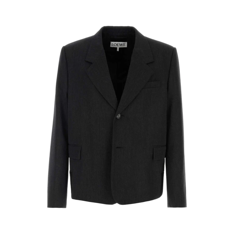 Prada Charcoal Wool Blazer