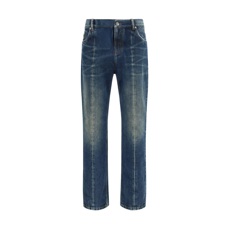 Simone Rocha Distressed Straight Leg Jeans