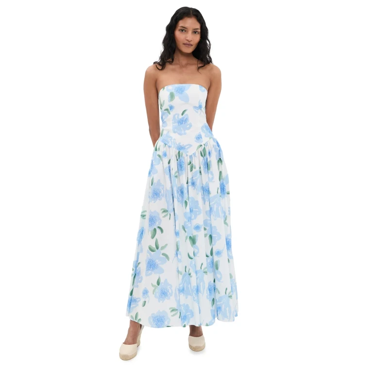 De Loreta Golondrina Dress Peonia Blue XL