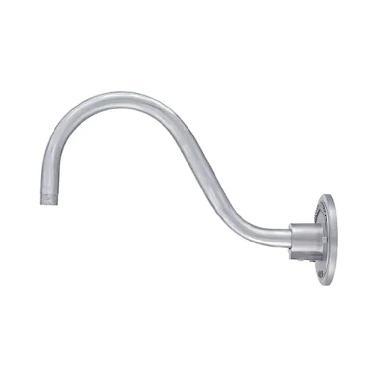 Millennium Lighting R Series 15" Goose Neck in Aluminium