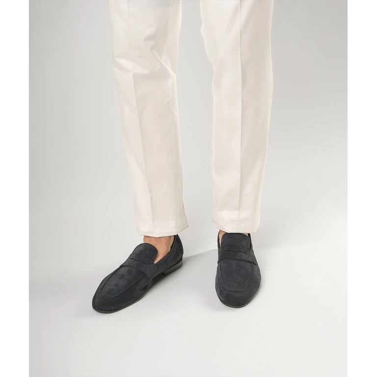 Larusmiani Calfskin Loafers Alexander Darkred Loafer - Men