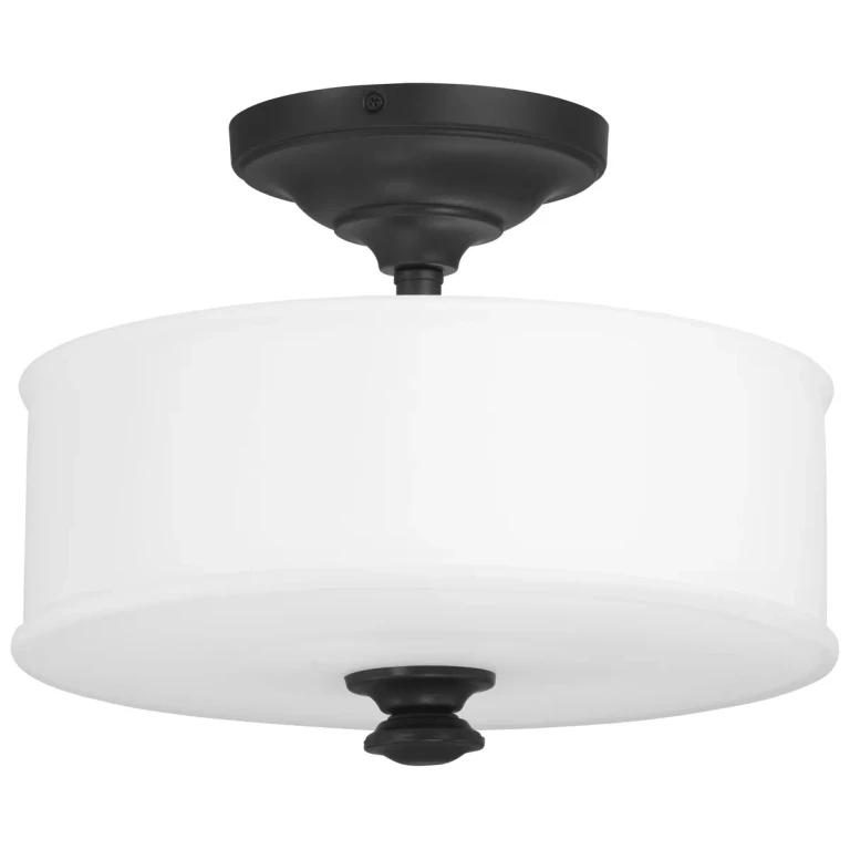 Harbour Point 2-Light Ceiling Light in Coal