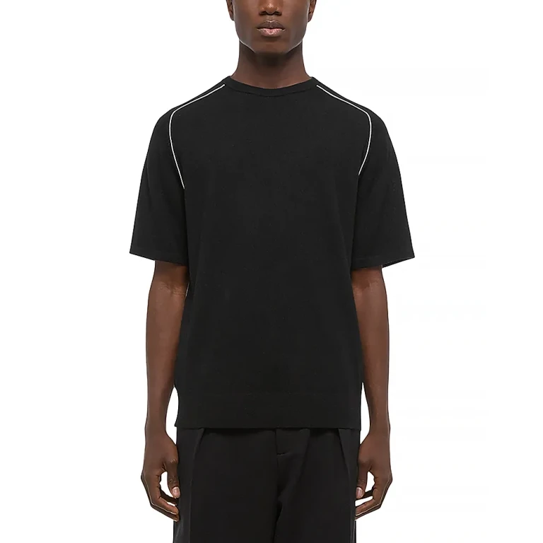 Helmut Lang Contrast Wool Tee