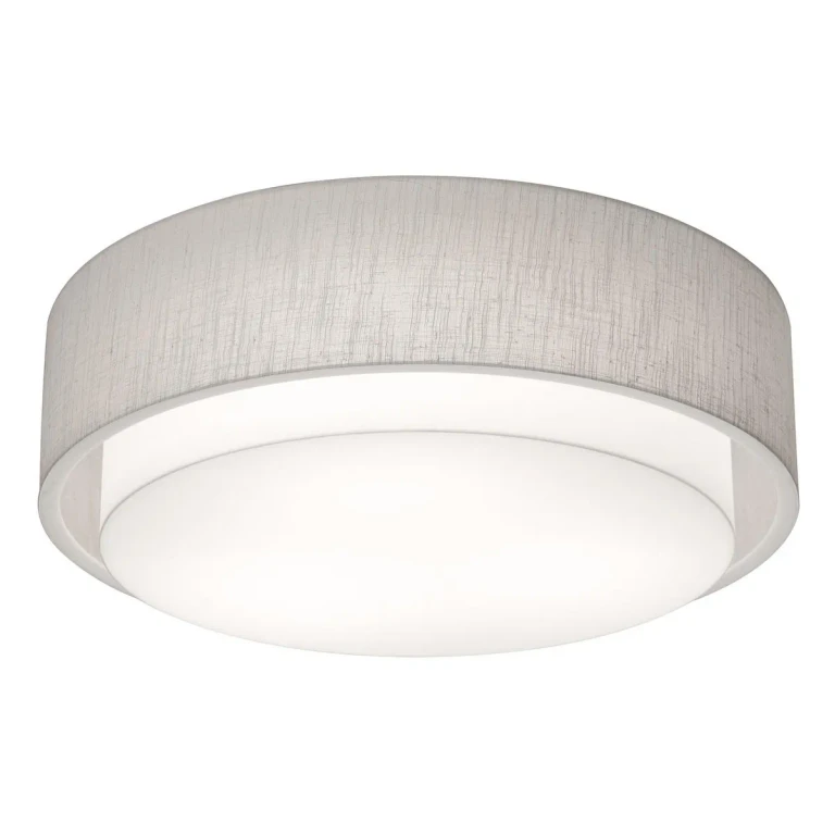 Sanibel LED Flush Mount in Linen White