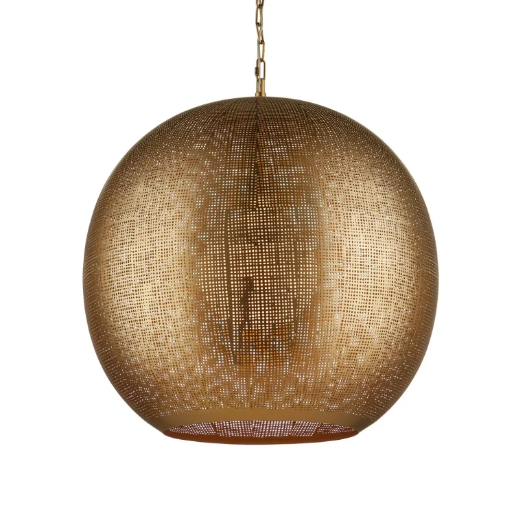 Antique Brass Pendant from the Buckram Collection