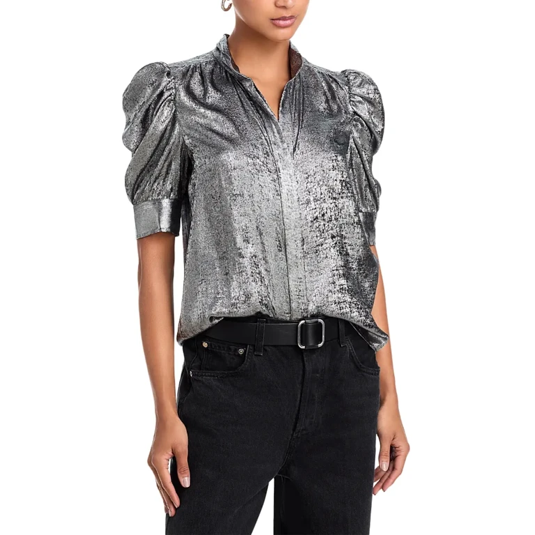 Frame The Shiny Gillian Blouse